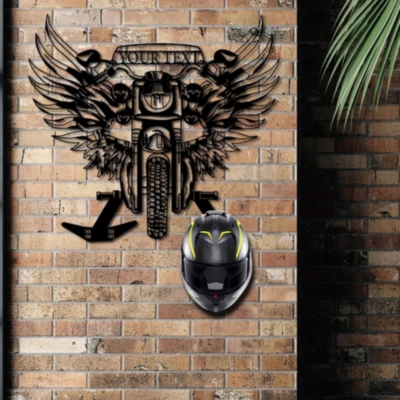  Support de Casque Moto, Porte Casque Moto Mural
