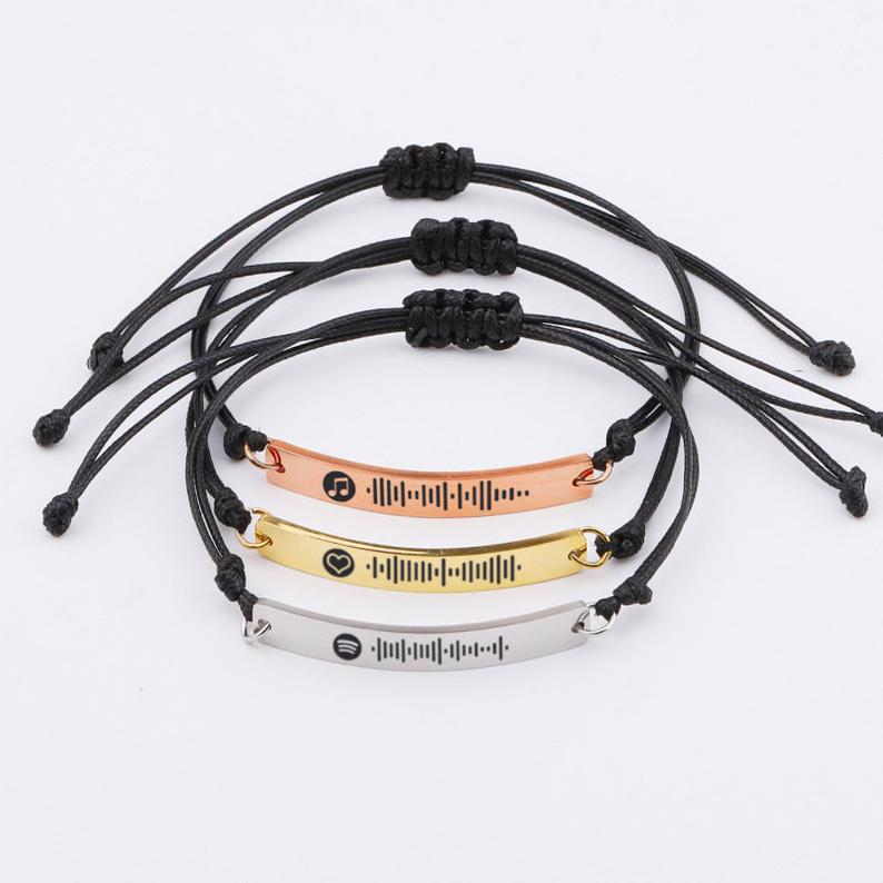 spotify code bracelet